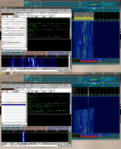 QS1R SDRMax filtering digi modes with fldigi